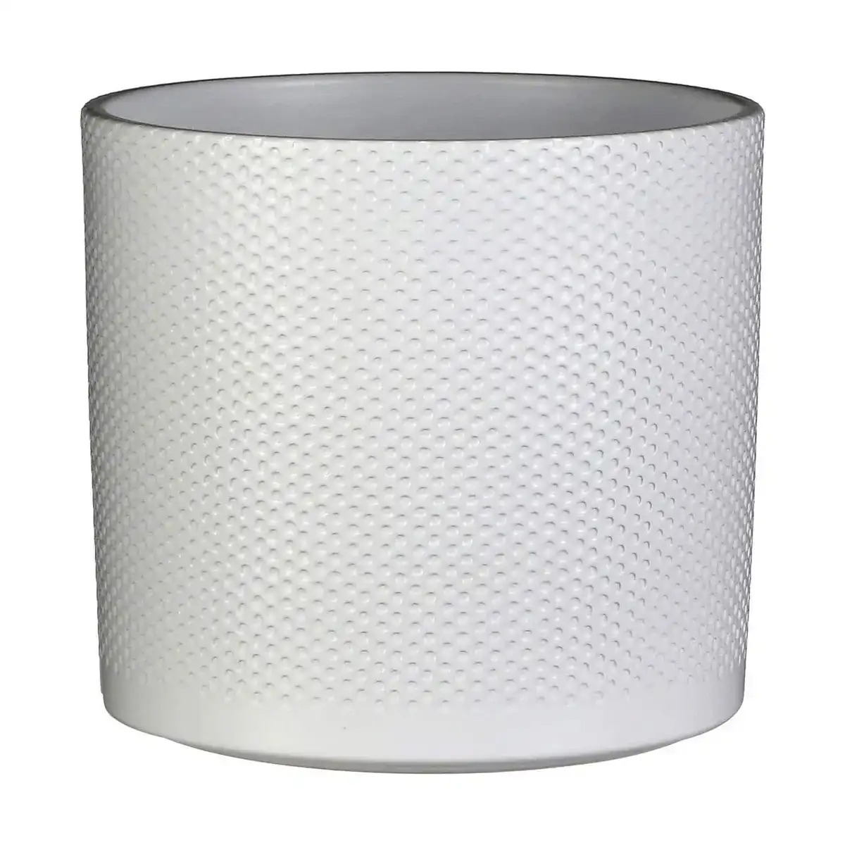 Cache pot mica decorations ceramique blanc_8718. DIAYTAR COTE D'IVOIRE - Où Chaque Produit est une Promesse de Qualité. Explorez notre boutique en ligne et choisissez des produits qui répondent à vos exigences élevées.