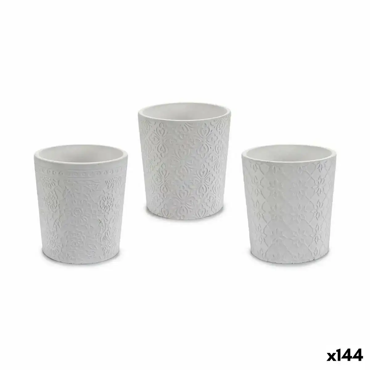 Cache pot modele blanc ceramique 12 3 x 12 x 12 3 cm 144 unites _1789. DIAYTAR COTE D'IVOIRE - Là où Chaque Clic Compte. Parcourez notre boutique en ligne et laissez-vous guider vers des trouvailles uniques qui enrichiront votre quotidien.
