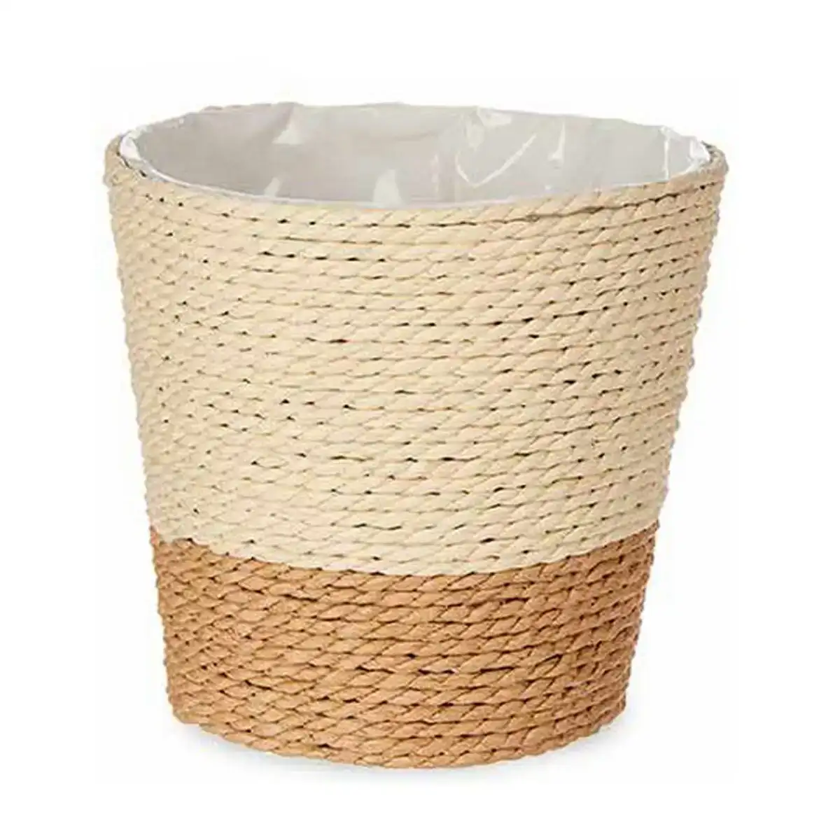 Cache pot naturel marron corde 14 x 14 x 14 cm plastique 14 x 12 5 x 14 cm_7083. DIAYTAR COTE D'IVOIRE - L'Écrin de Vos Désirs Shopping. Parcourez notre boutique en ligne et explorez des produits minutieusement choisis pour répondre à vos envies les plus exigeantes.