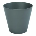 Cache pot plastiken 8122 anthracite o 22 cm_5485. DIAYTAR COTE D'IVOIRE - Où Chaque Produit a son Histoire à Raconter. Parcourez notre catalogue et découvrez des articles qui portent en eux la passion et l'histoire du Côte d'Ivoire.