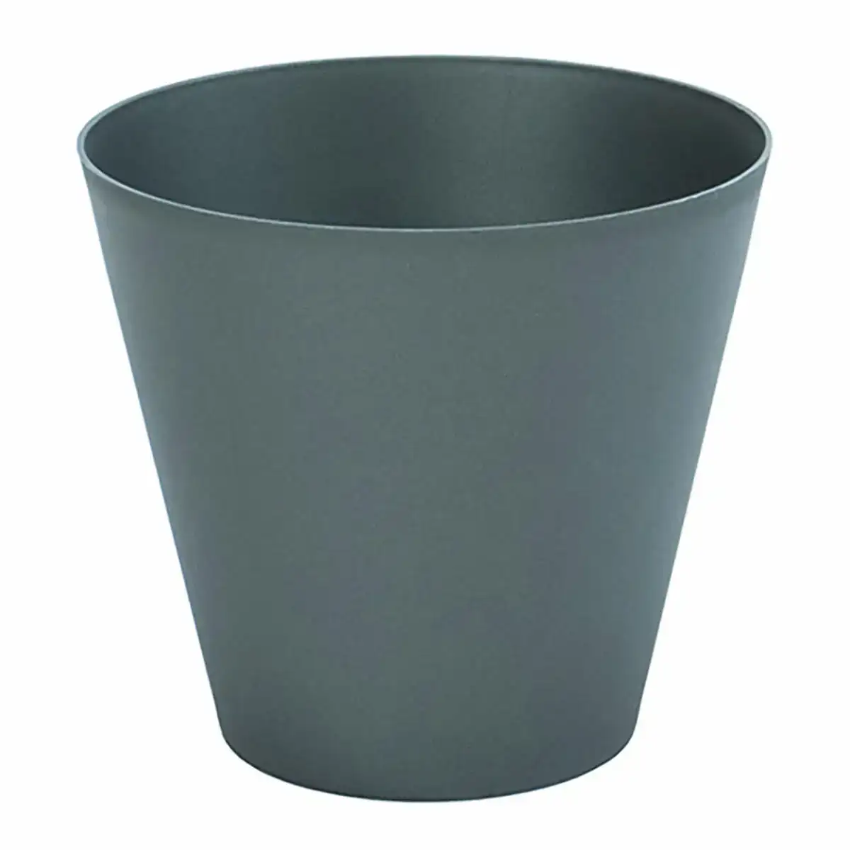 Cache pot plastiken anthracite o 18 cm_6429. DIAYTAR COTE D'IVOIRE - Où Choisir Devient une Découverte. Explorez notre boutique en ligne et trouvez des articles qui vous surprennent et vous ravissent à chaque clic.