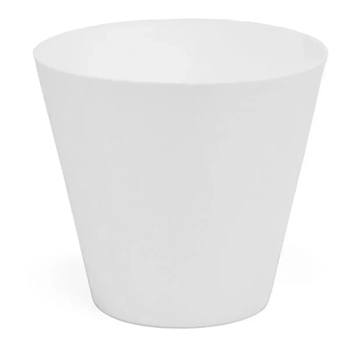 Cache pot plastiken blanc o 18 cm_8492. DIAYTAR COTE D'IVOIRE - Votre Passage vers l'Exceptionnel. Naviguez à travers notre sélection minutieuse et découvrez des articles qui apportent une touche spéciale à chaque instant de votre vie.