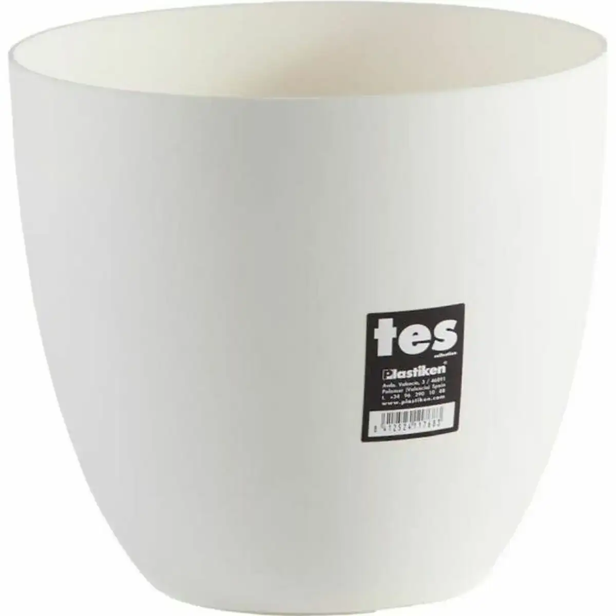 Cache pot plastiken tes m258541 blanc polypropylene o 22 cm_2041. DIAYTAR COTE D'IVOIRE - Votre Passage vers la Découverte. Explorez notre boutique en ligne pour trouver des trésors qui vous attendent, du traditionnel à l'avant-garde.