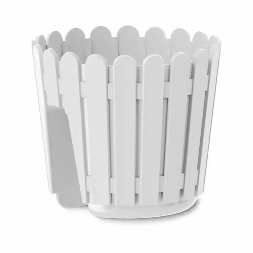Cache pot poetic m5071900 blanc plastique rond o 30 cm o 29 5 x 26 5 cm_4978. DIAYTAR COTE D'IVOIRE - Votre Portail Vers l'Exclusivité. Explorez notre boutique en ligne pour trouver des produits uniques et exclusifs, conçus pour les amateurs de qualité.