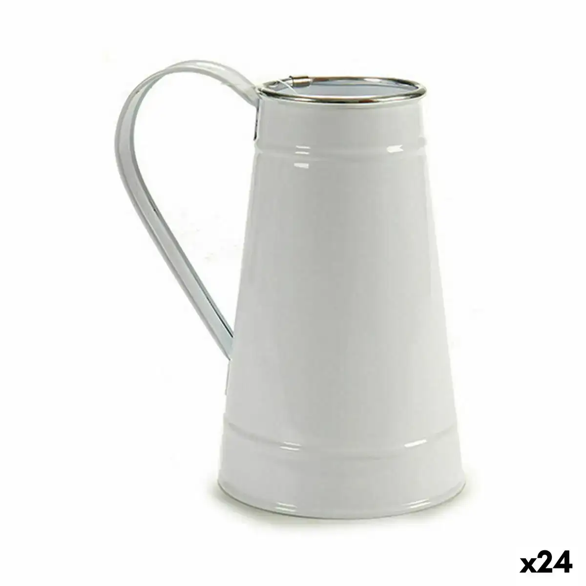 Cache pot pot a lait blanc argente metal 17 x 18 5 x 11 3 cm 24 unites _9905. Bienvenue sur DIAYTAR COTE D'IVOIRE - Votre Évasion Shopping Personnalisée. Parcourez notre collection unique et trouvez des articles qui reflètent votre style et votre individualité.