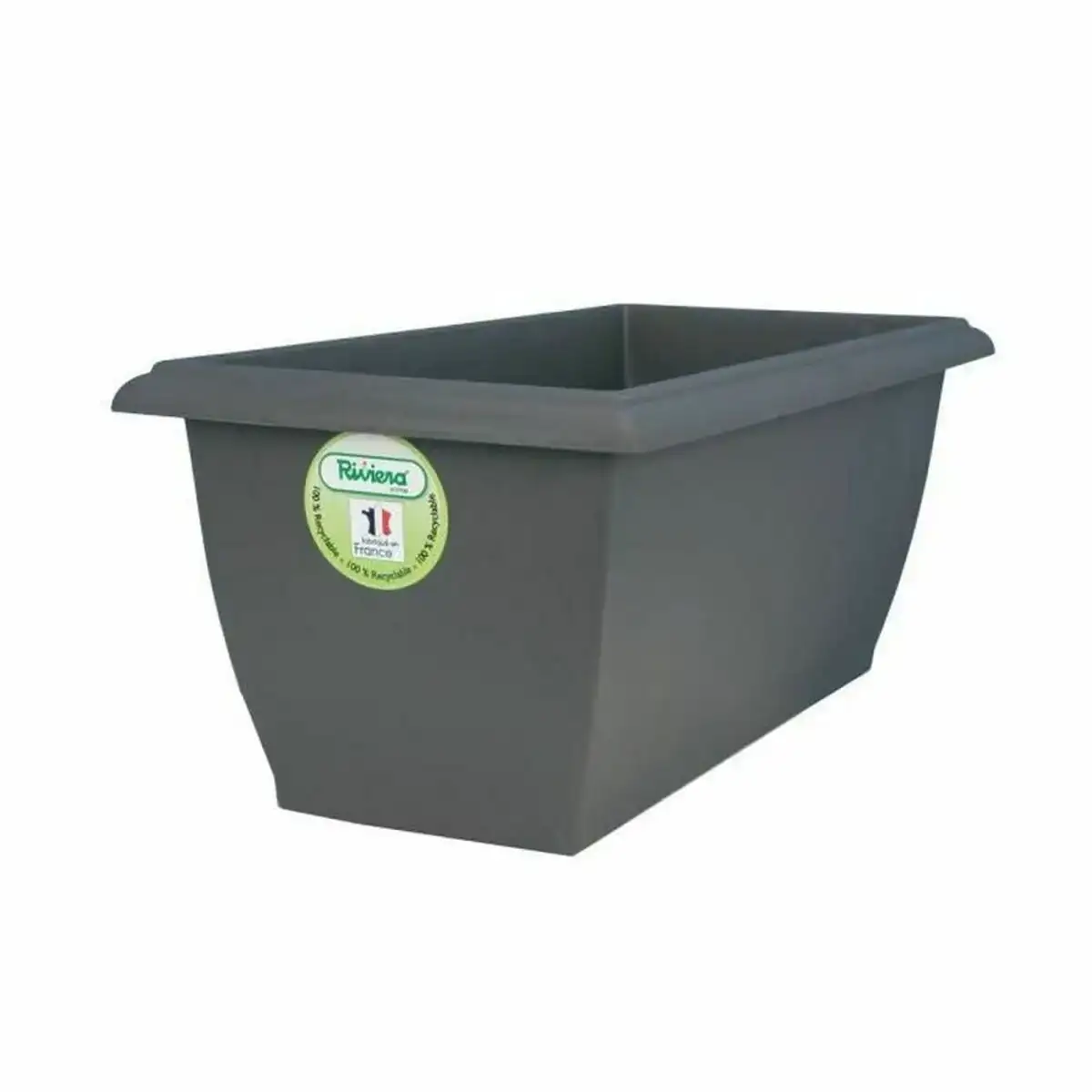 Cache pot riviera evolution 80 x 40 x 32 cm gris plastique_4646. DIAYTAR COTE D'IVOIRE - Votre Pass vers la Découverte. Explorez notre boutique en ligne et plongez dans un voyage à travers des produits authentiques et contemporains, tous réunis sous un même toit.