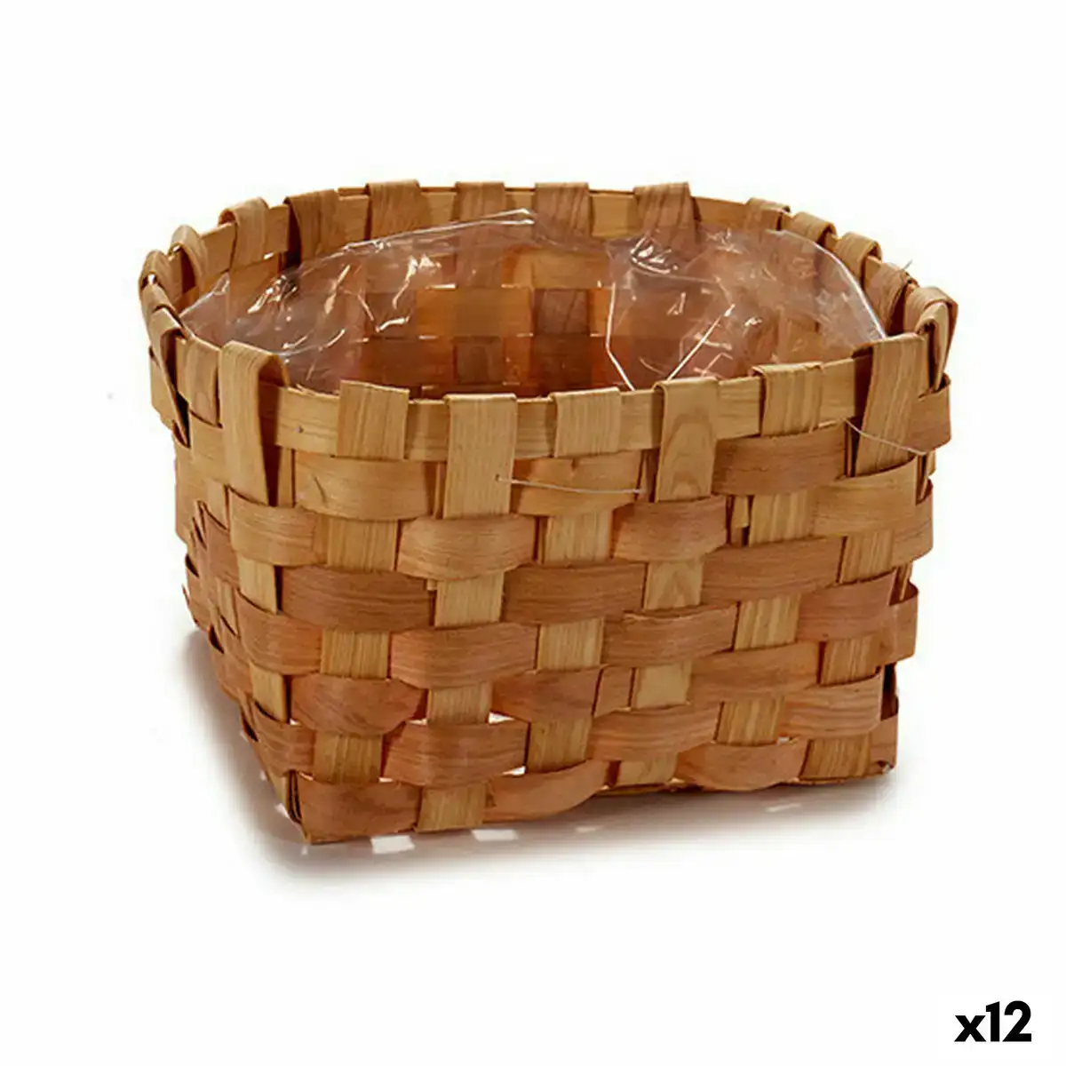 Cache pot ronde marron canne 23 x 12 x 23 cm 12 unites _1032. DIAYTAR COTE D'IVOIRE - L'Art de Choisir, l'Art de S'émerveiller. Explorez notre gamme de produits et laissez-vous émerveiller par des créations authentiques et des designs modernes.