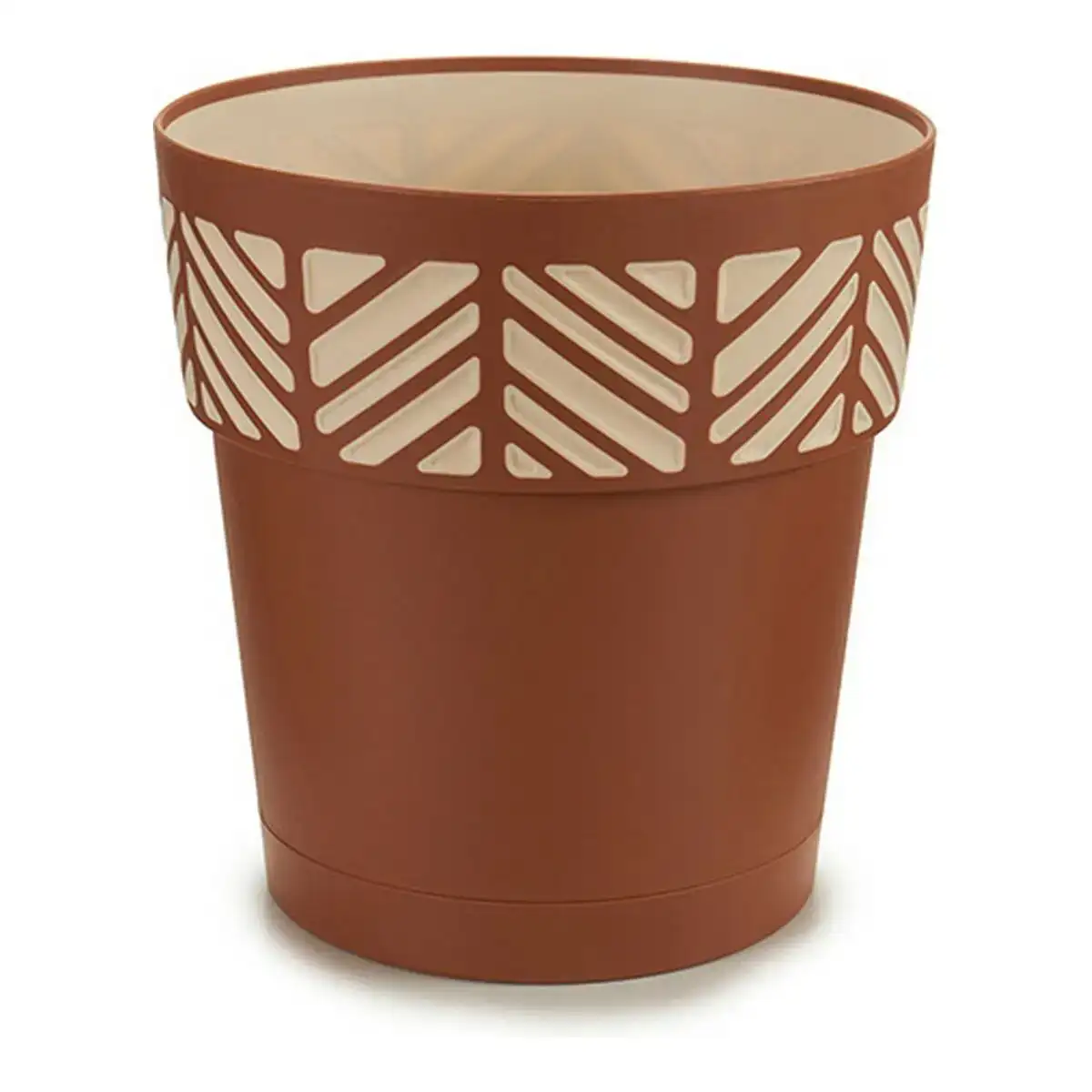 Cache pot stefanplast 8003507945517 marron beige terre cuite 25 x 25 x 25 cm plastique_2439. Bienvenue chez DIAYTAR COTE D'IVOIRE - Où le Shopping Rime avec Diversité. Plongez dans notre univers de produits et découvrez des trésors qui représentent la richesse culturelle du Côte d'Ivoire.