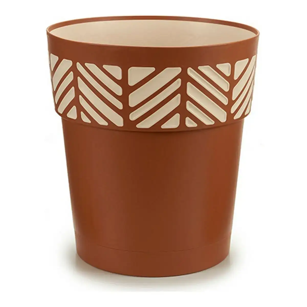 Cache pot stefanplast 8003507946019 marron beige terre cuite plastique 29 x 29 x 29 cm_8450. DIAYTAR COTE D'IVOIRE - Où le Shopping est un Plaisir Engagé. Parcourez notre catalogue et choisissez des produits qui respectent vos valeurs et vos attentes.