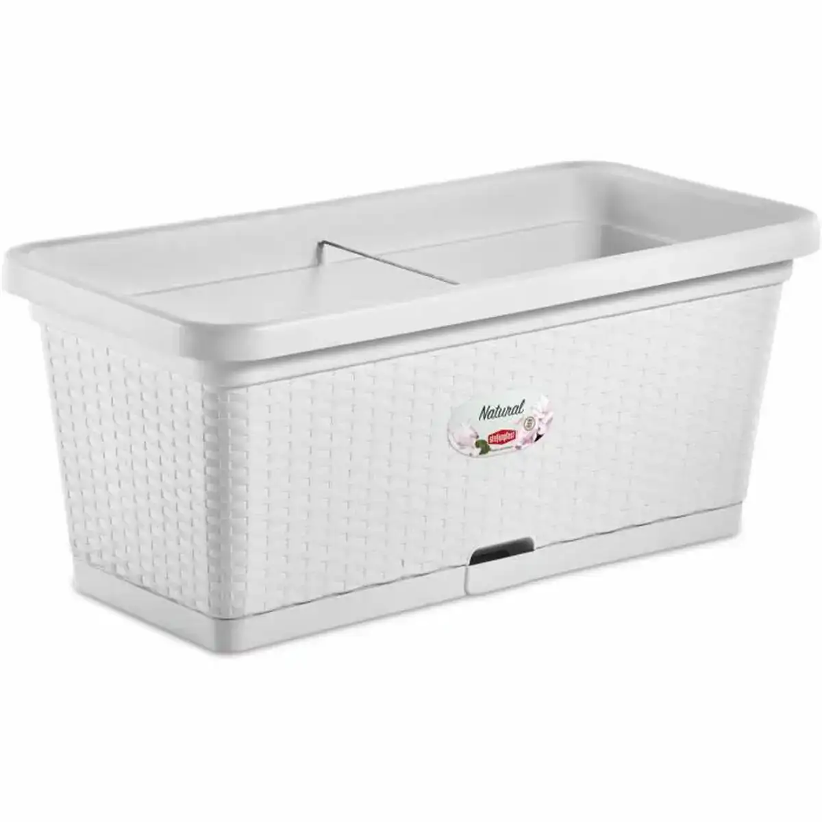 Cache pot stefanplast blanc plastique 80 cm_4145. Bienvenue chez DIAYTAR COTE D'IVOIRE - Où Chaque Produit a son Histoire. Découvrez notre sélection unique et trouvez des articles qui racontent la richesse culturelle et artistique du Côte d'Ivoire.