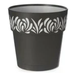 Cache pot stefanplast gaia anthracite gris plastique 19 x 19 x 19 cm_4417. DIAYTAR COTE D'IVOIRE - Votre Destination pour un Shopping Unique. Parcourez notre catalogue et trouvez des articles qui expriment votre singularité et votre style.