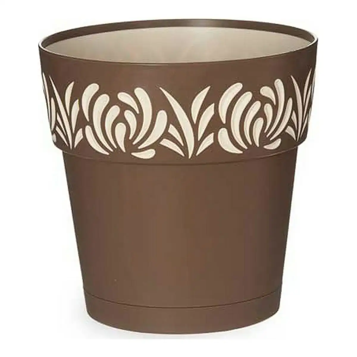 Cache pot stefanplast gaia marron beige plastique 19 x 19 x 19 cm_9687. DIAYTAR COTE D'IVOIRE - Où Choisir est un Plaisir Responsable. Parcourez notre catalogue et choisissez des produits qui incarnent notre engagement envers des pratiques durables et éthiques.