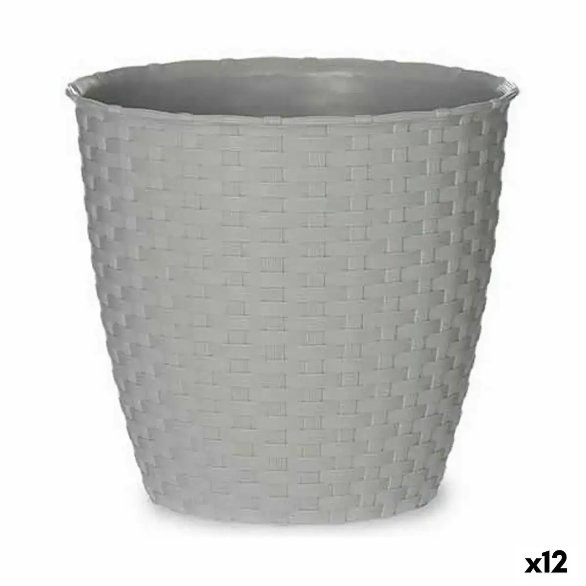 Cache pot stefanplast gris plastique 19 x 17 5 x 19 cm 12 unites _2030. Bienvenue chez DIAYTAR COTE D'IVOIRE - Où Chaque Objet a sa Propre Histoire. Découvrez notre sélection soigneusement choisie et choisissez des produits qui racontent le patrimoine sénégalais.
