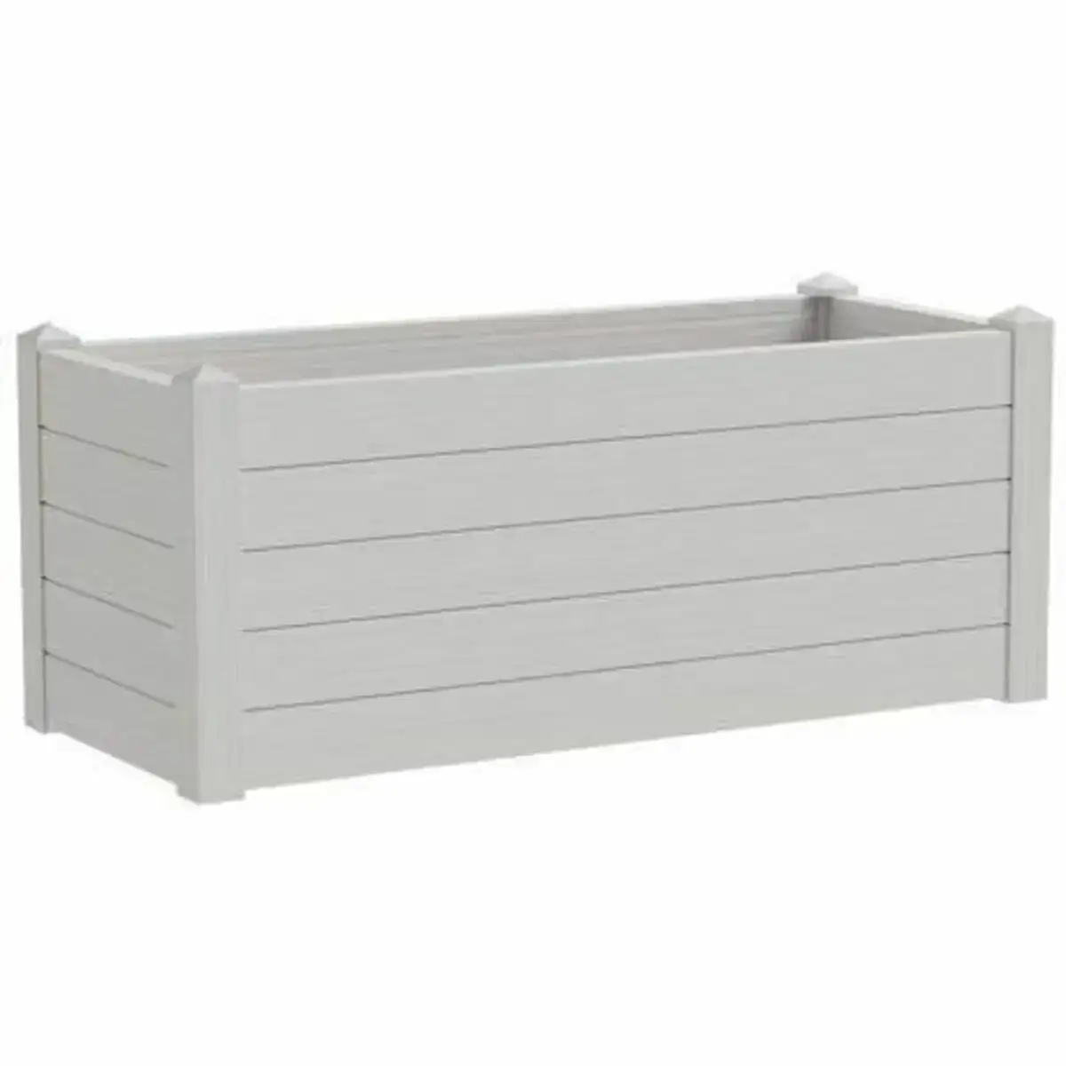 Cache pot teraplast blanc 40 x 100 cm_2673. Entrez dans l'Univers de DIAYTAR COTE D'IVOIRE - Où l'Innovation Rencontre la Tradition. Explorez notre sélection de produits modernes et traditionnels qui incarnent l'esprit dynamique du Côte d'Ivoire.