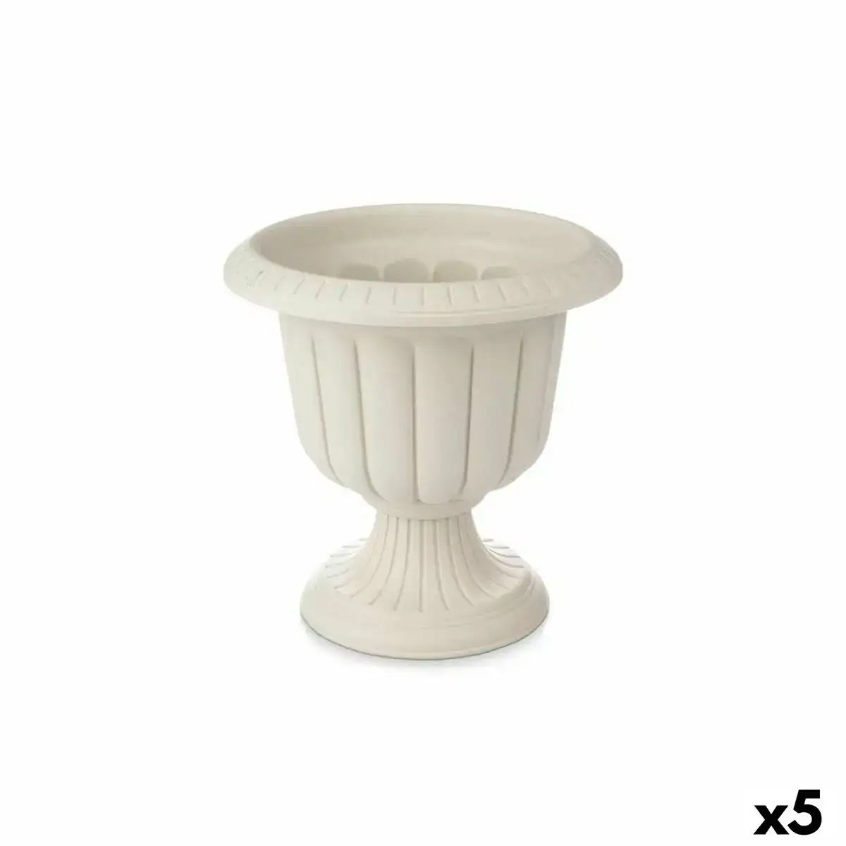 Cache pot verre beige plastique 47 8 x 47 x 47 8 cm 5 unites _5682. DIAYTAR COTE D'IVOIRE - Là où l'Élégance Devient un Mode de Vie. Naviguez à travers notre gamme et choisissez des produits qui apportent une touche raffinée à votre quotidien.