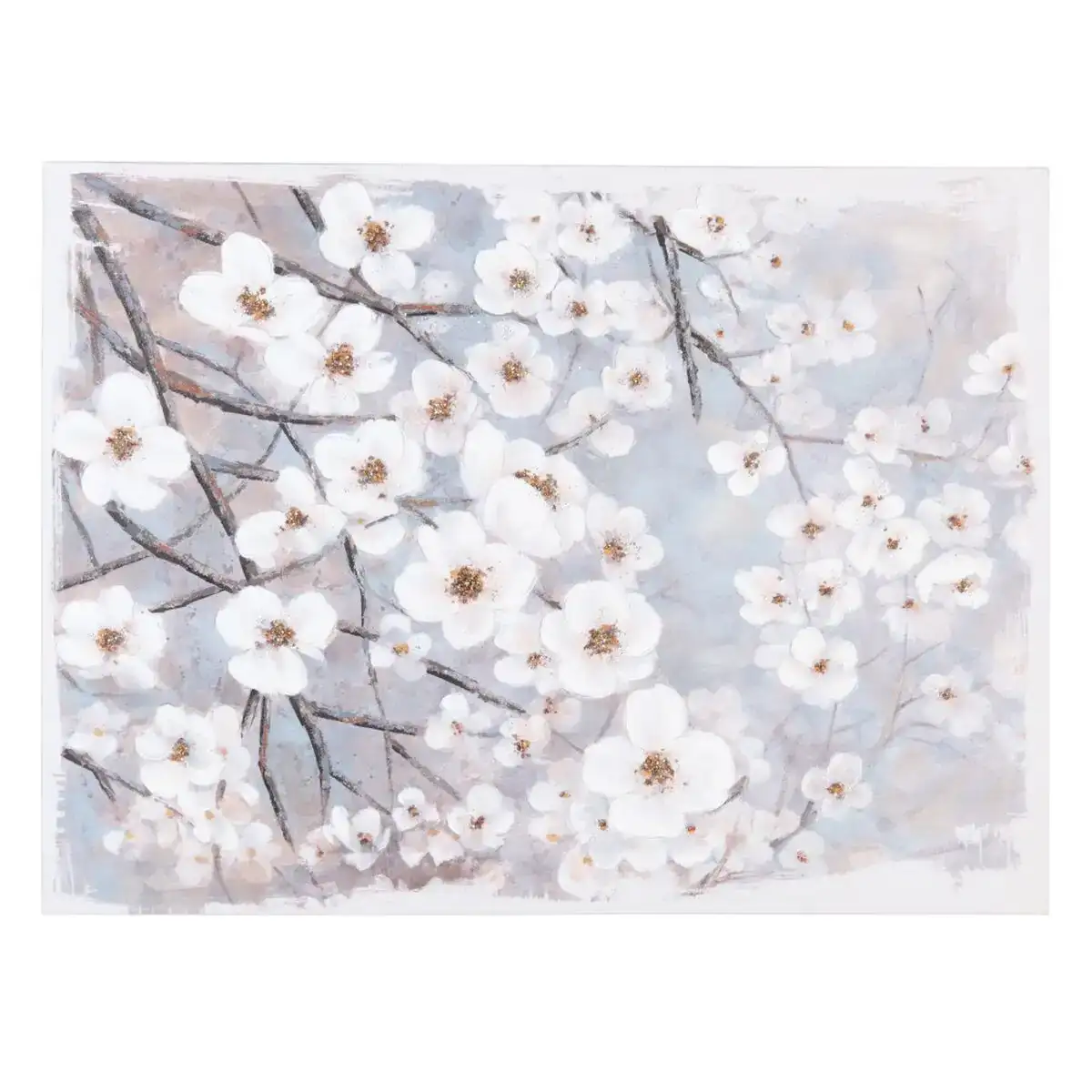 Cadre 120 x 2 8 x 90 cm toile fleurs_2902. Votre Destination de Choix: DIAYTAR COTE D'IVOIRE - Où l'Authenticité Rencontre la Commodité. Faites l'expérience de magasiner en ligne pour des articles qui incarnent la richesse culturelle et la modernité du Côte d'Ivoire.