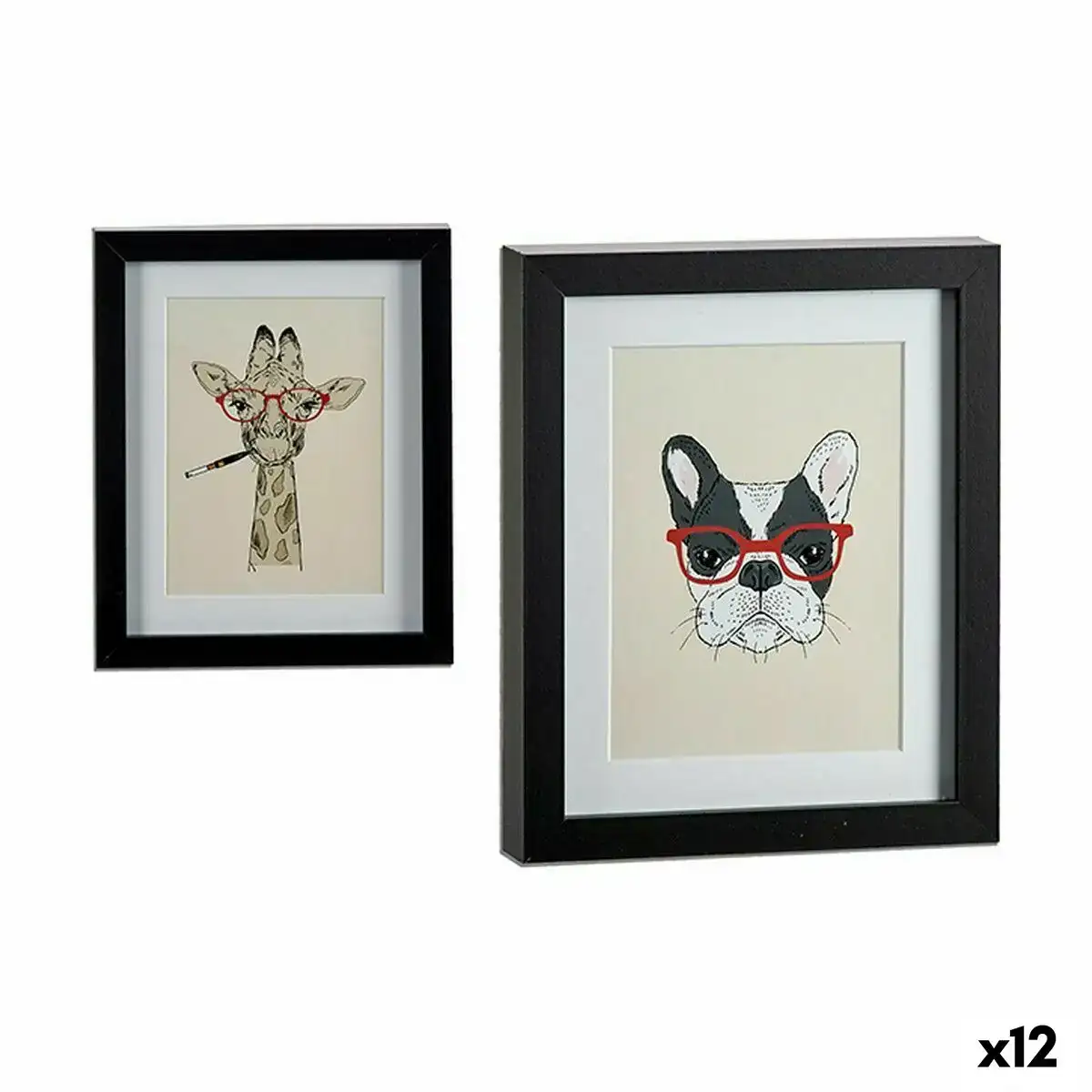 Cadre blanc noir contre plaque 3 x 28 x 23 cm 12 unites _4123. Bienvenue sur DIAYTAR COTE D'IVOIRE - Où l'Élégance Rencontrer la Tradition. Explorez notre gamme variée et trouvez des articles qui marient le chic moderne au charme ancestral.