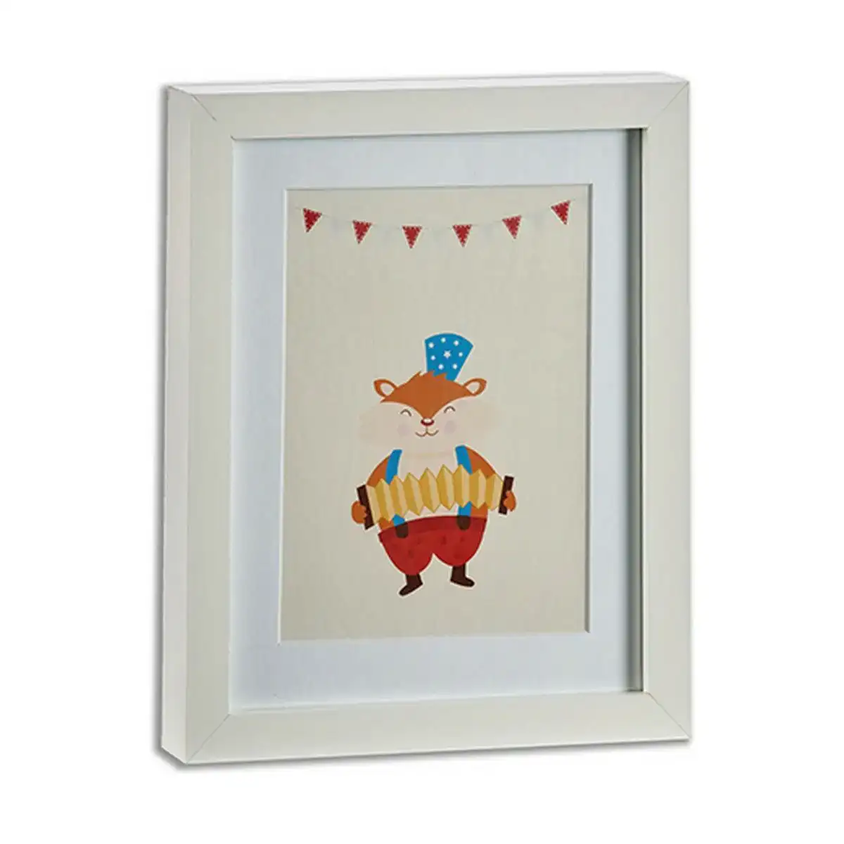 Cadre cirque bois blanc verre 23 x 28 x 3 cm 12 unites _7165. DIAYTAR COTE D'IVOIRE - L'Art de Choisir, l'Art de S'émerveiller. Explorez notre boutique en ligne et choisissez des articles qui éveillent votre sens de l'émerveillement.