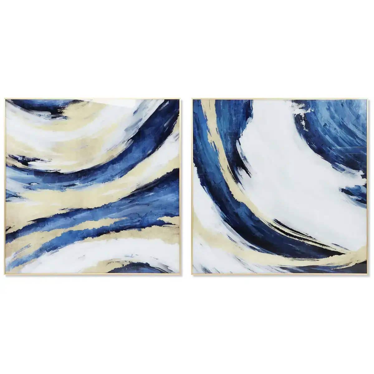 Cadre dkd home decor 100 x 2 5 x 100 cm abstrait moderne 2 unites _7952. DIAYTAR COTE D'IVOIRE - Là où la Diversité Rencontre la Qualité. Parcourez notre gamme complète et trouvez des produits qui incarnent la richesse et l'unicité du Côte d'Ivoire.