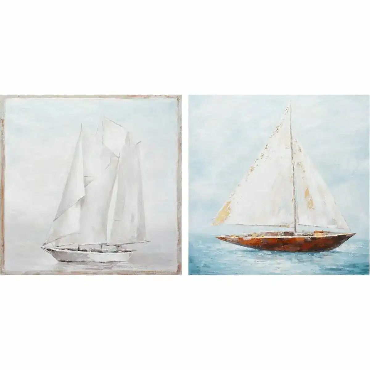 Cadre dkd home decor 100 x 3 5 x 100 cm voilier 2 unites _8153. Entrez dans l'Univers de DIAYTAR COTE D'IVOIRE - Où le Shopping Devient une Découverte. Explorez nos rayons et dénichez des trésors qui illuminent votre quotidien.