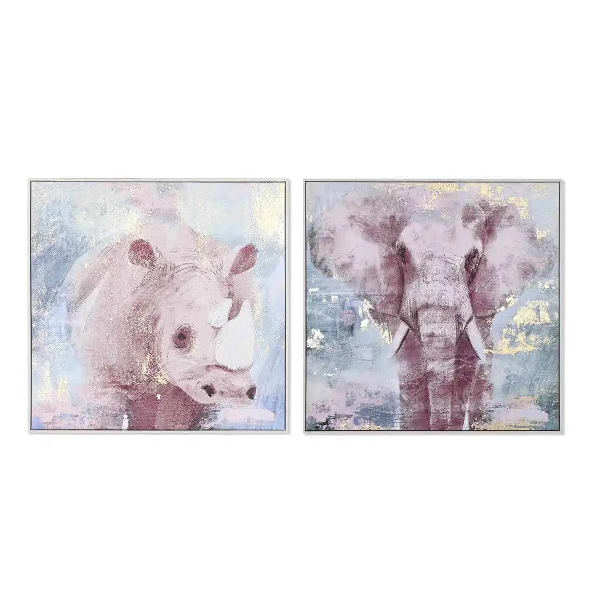 Cadre dkd home decor 103 x 4 5 x 103 cm elephant moderne 2 unites _2158. DIAYTAR COTE D'IVOIRE - L'Art de Magasiner sans Frontières. Parcourez notre vaste sélection d'articles et trouvez tout ce dont vous avez besoin, du chic à l'authentique, du moderne au traditionnel.