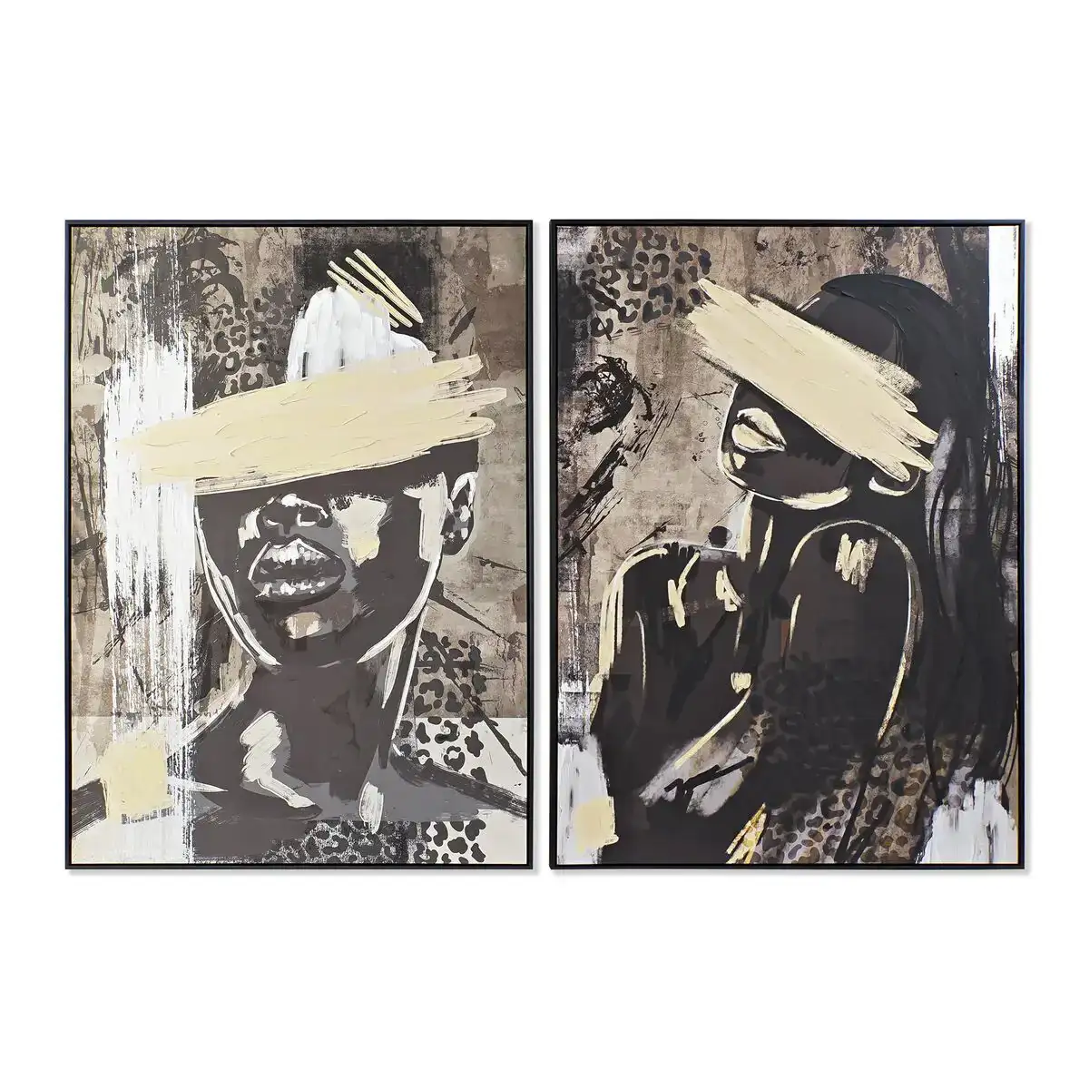 Cadre dkd home decor 103 x 4 5 x 143 cm abstrait 2 unites _8145. Bienvenue chez DIAYTAR COTE D'IVOIRE - Où le Shopping Rime avec Diversité. Plongez dans notre univers de produits et découvrez des trésors qui représentent la richesse culturelle du Côte d'Ivoire.