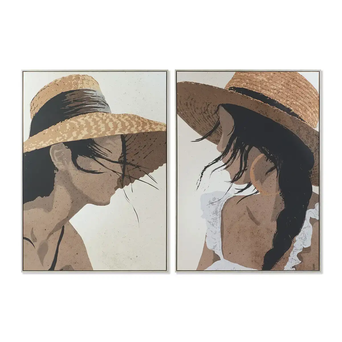 Cadre dkd home decor 104 x 4 5 x 143 5 cm chapeau moderne 2 unites _5439. DIAYTAR COTE D'IVOIRE - Où Choisir est une Célébration de l'Artisanat Local. Découvrez notre boutique en ligne et choisissez des produits qui incarnent la passion des artisans sénégalais.