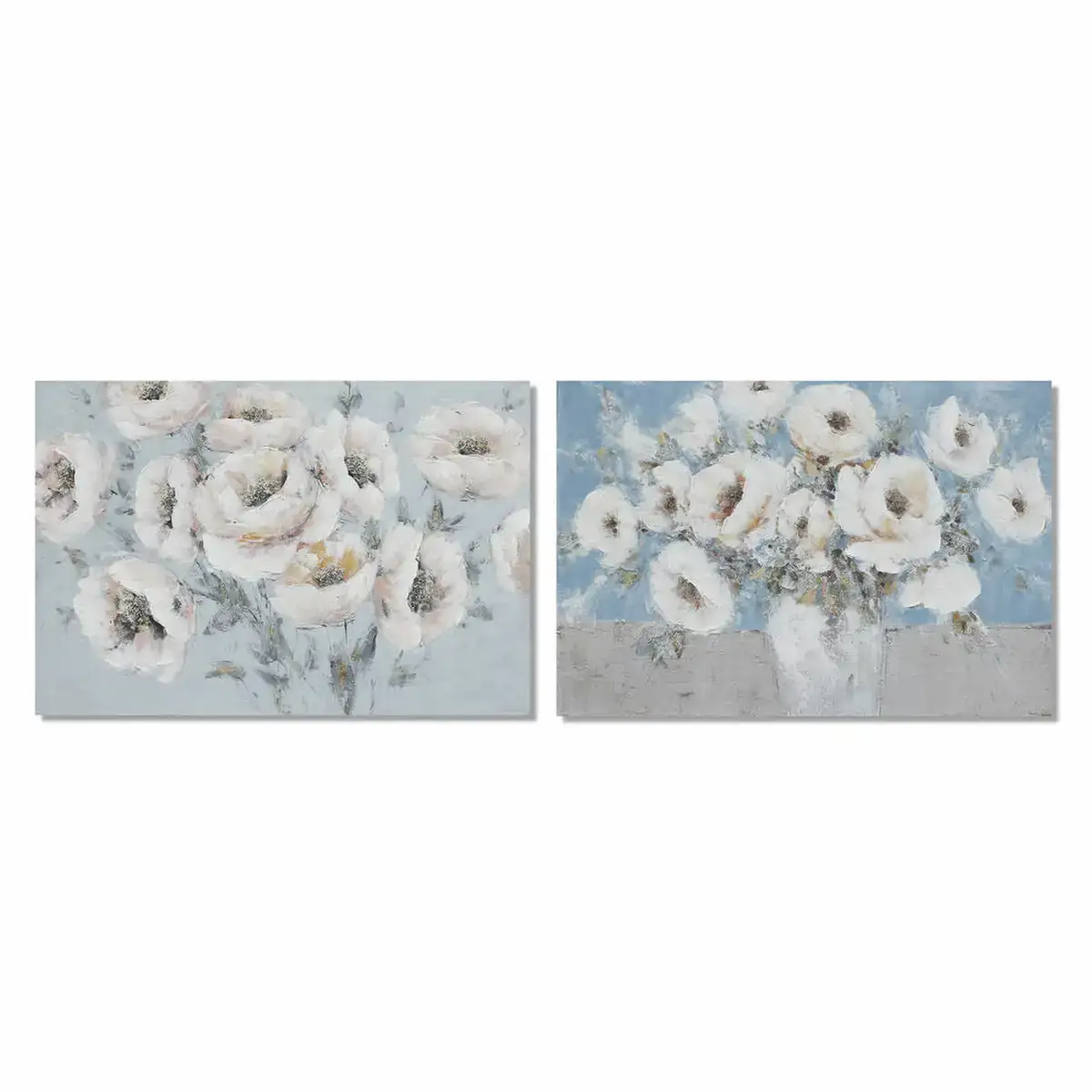 Cadre dkd home decor 120 x 2 8 x 80 cm fleurs shabby chic 2 unites _9347. DIAYTAR COTE D'IVOIRE - Où Choisir Devient une Découverte. Explorez notre boutique en ligne et trouvez des articles qui vous surprennent et vous ravissent à chaque clic.