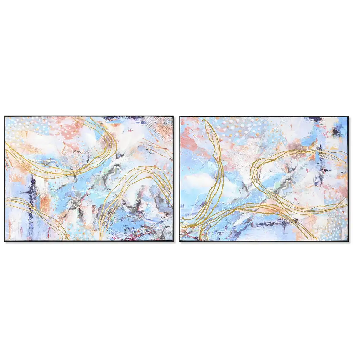 Cadre dkd home decor 122 x 4 5 x 92 cm abstrait moderne 2 unites _5084. DIAYTAR COTE D'IVOIRE - Où Choisir Devient une Découverte. Explorez notre boutique en ligne et trouvez des articles qui vous surprennent et vous ravissent à chaque clic.