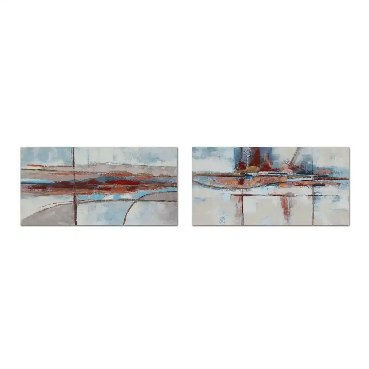 Cadre dkd home decor 140 x 2 8 x 70 cm abstrait moderne 2 unites _3082. DIAYTAR COTE D'IVOIRE - Votre Passage vers le Raffinement. Plongez dans notre univers de produits exquis et choisissez des articles qui ajoutent une touche de sophistication à votre vie.