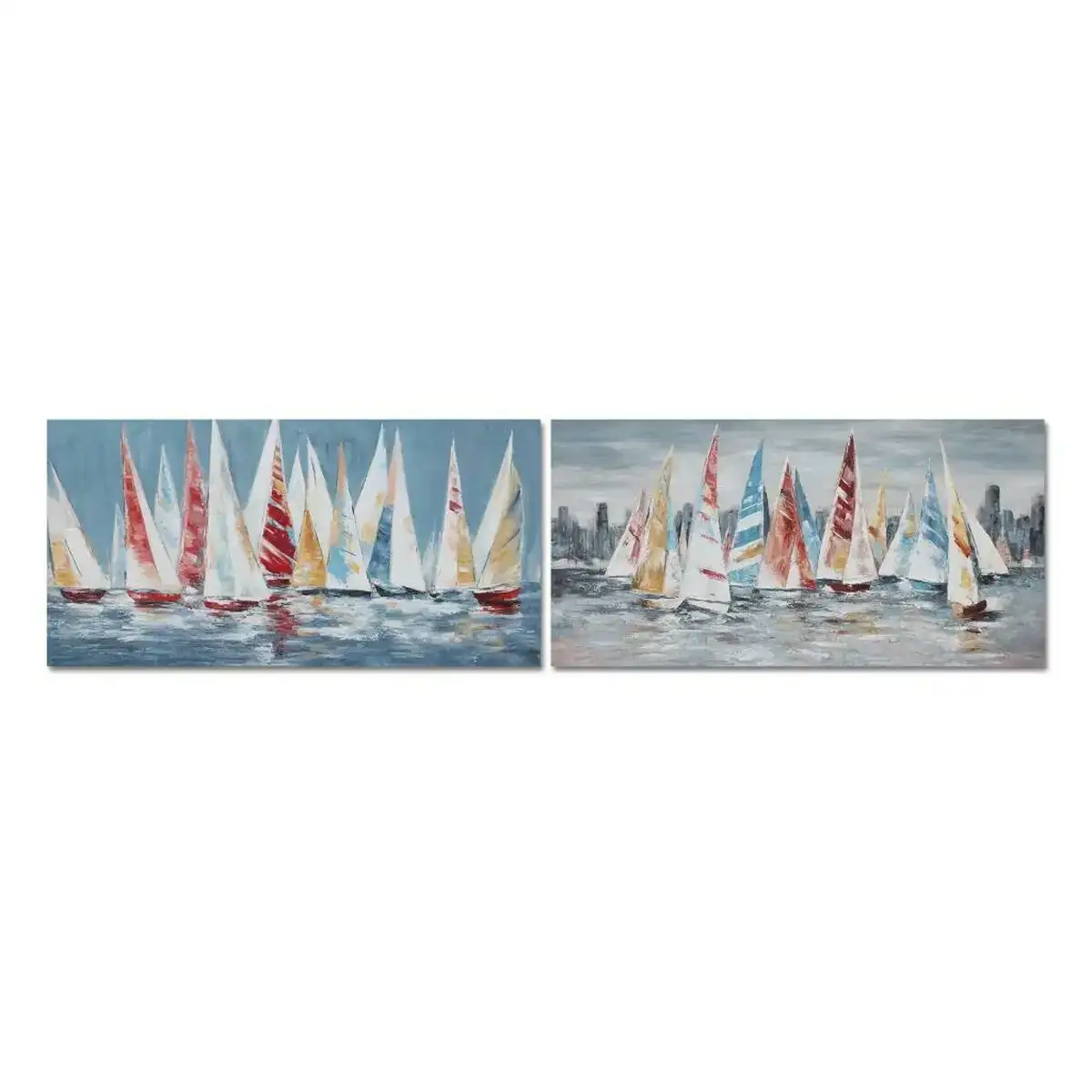 Cadre dkd home decor 140 x 2 8 x 70 cm voiliers mediterraneen 2 unites _5741. Plongez dans l'Univers de DIAYTAR COTE D'IVOIRE - Où la Qualité et la Diversité se rencontrent. Parcourez nos rayons virtuels pour trouver des produits répondant à tous les besoins, du confort de votre foyer.