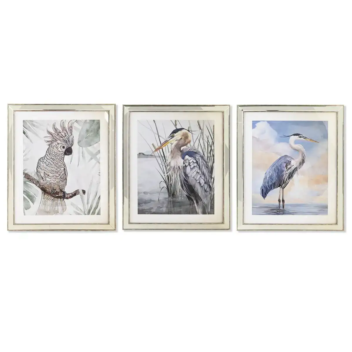 Cadre dkd home decor 40 x 1 6 x 60 cm oiseaux mediterraneen 3 pieces _7052. Plongez dans l'Expérience DIAYTAR COTE D'IVOIRE - Où Chaque Produit a une Histoire. Explorez notre boutique en ligne pour trouver des articles qui incarnent la passion et la créativité du Côte d'Ivoire.