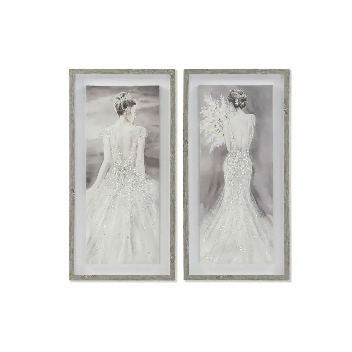 Cadre dkd home decor 40 x 3 8 x 80 cm femme romantique 2 unites _1669. Entrez dans l'Univers de DIAYTAR COTE D'IVOIRE - Où le Choix Rencontre l'Authenticité. Explorez nos rayons virtuels et trouvez des produits qui incarnent la richesse de notre culture.