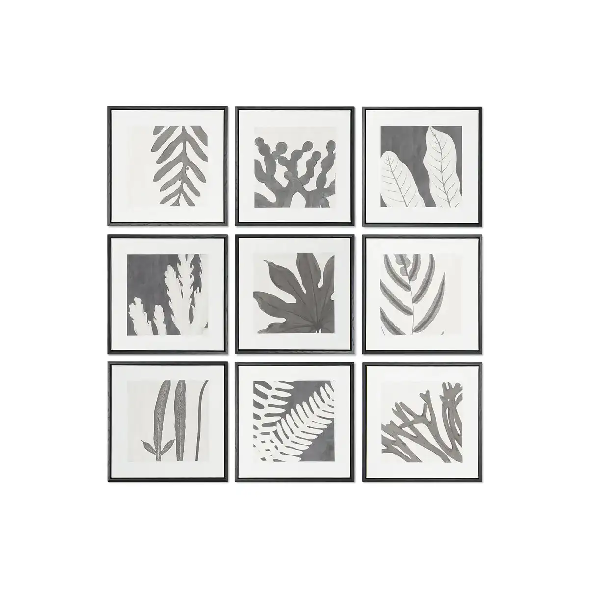 Cadre dkd home decor 40 x 4 x 40 cm feuille d une plante urbaine 9 unites _5587. DIAYTAR COTE D'IVOIRE - Où le Shopping Devient une Aventure Culturelle. Plongez dans notre univers de produits qui célèbrent l'héritage et l'artisanat du Côte d'Ivoire.