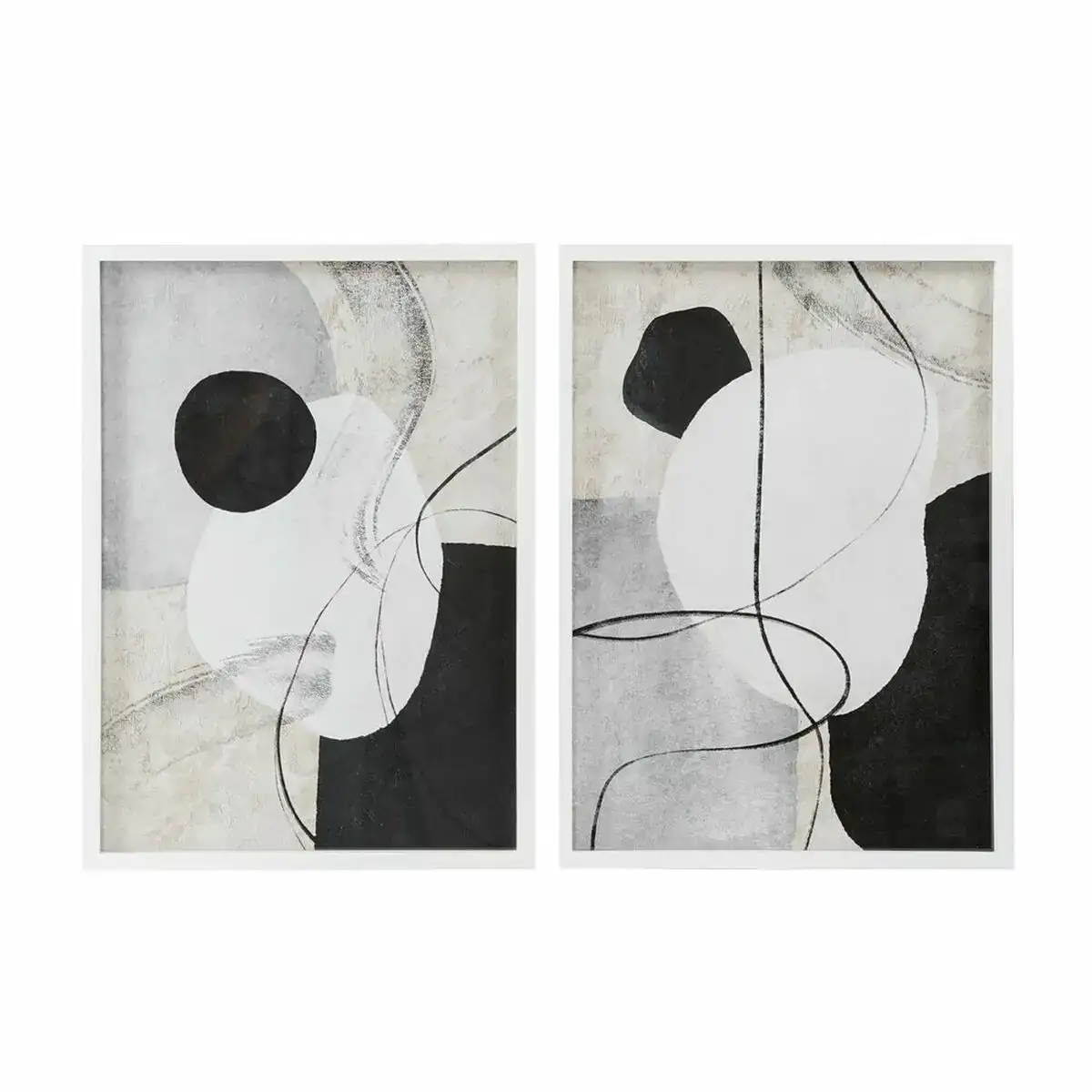 Cadre dkd home decor 50 x 2 5 x 70 cm abstrait moderne 2 unites _8317. DIAYTAR COTE D'IVOIRE - Là où le Shopping devient une Fête des Sens. Plongez dans notre univers et choisissez des produits qui éveillent votre goût pour l'esthétique et l'authenticité.