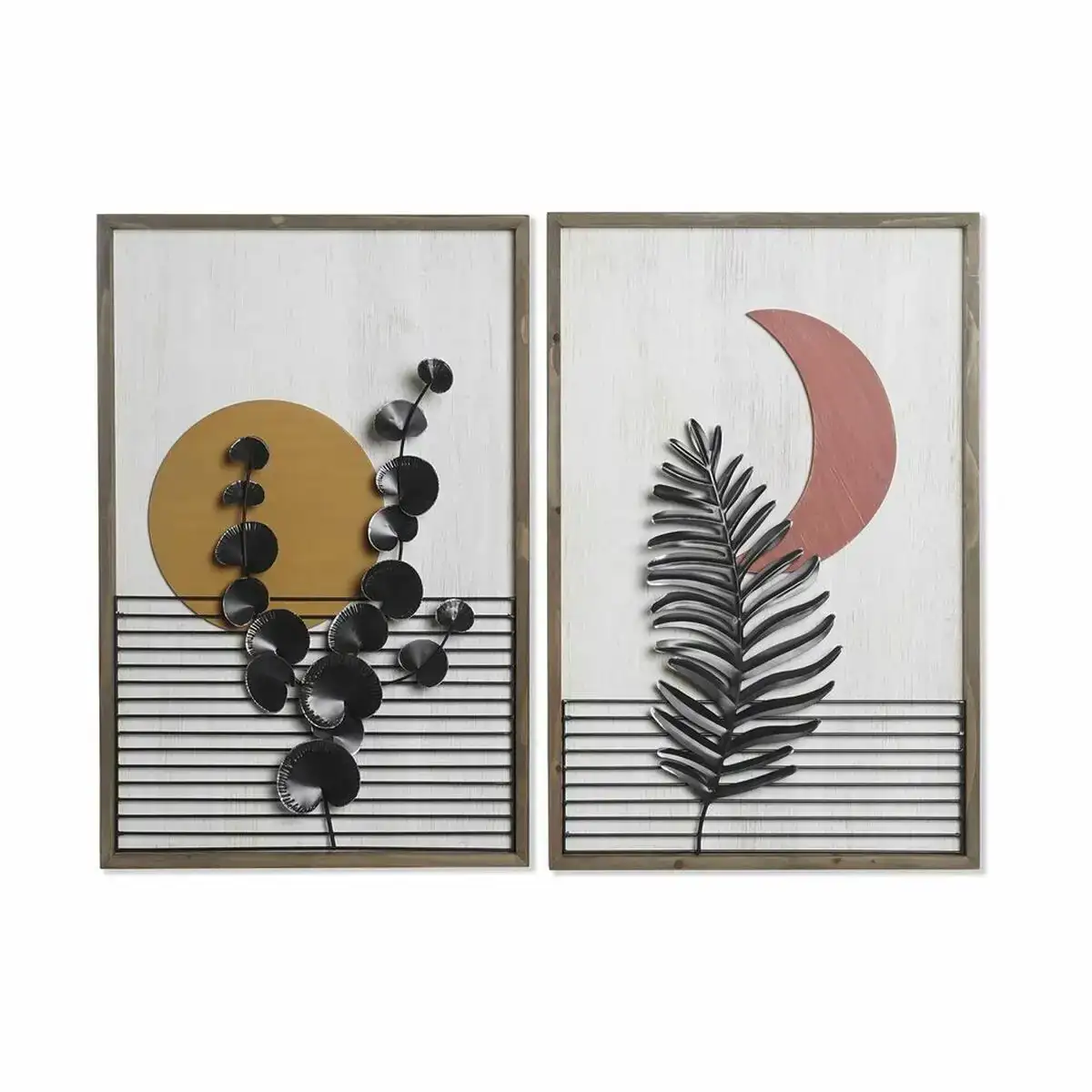 Cadre dkd home decor 51 x 3 x 76 5 cm lune scandinave 2 unites _7124. DIAYTAR COTE D'IVOIRE - L'Artisanat à Portée de Clic. Découvrez notre boutique en ligne pour trouver des produits uniques qui célèbrent la créativité et l'artisanat sénégalais.