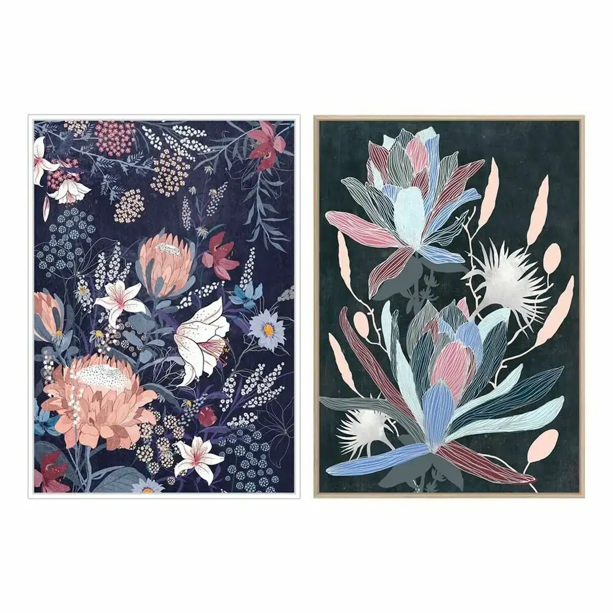 Cadre dkd home decor 53 x 4 3 x 73 cm fleurs moderne 2 unites _4607. DIAYTAR COTE D'IVOIRE - Là où Chaque Produit Est une Trouvaille. Explorez notre sélection minutieuse et découvrez des articles qui correspondent à votre style de vie et à vos aspirations.