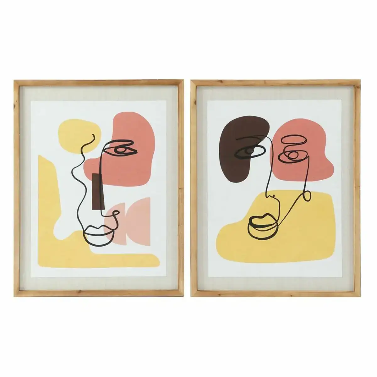 Cadre dkd home decor 55 x 2 x 70 cm abstrait scandinave 2 unites _1077. DIAYTAR COTE D'IVOIRE - Où Chaque Produit est une Promesse de Qualité. Explorez notre boutique en ligne et choisissez des produits qui répondent à vos exigences élevées.