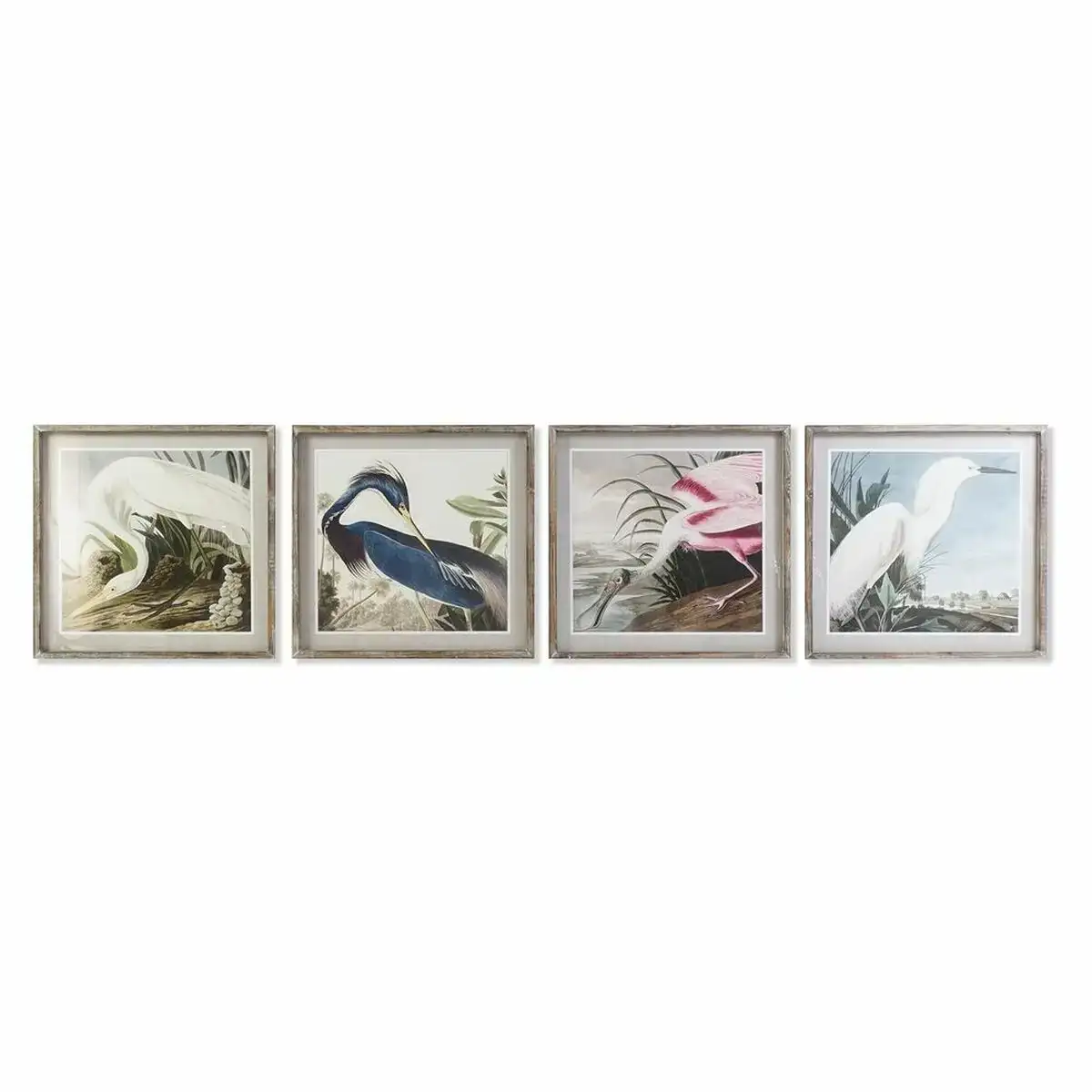 Cadre dkd home decor 60 x 2 5 x 60 cm oiseau oriental 4 pieces _5956. DIAYTAR COTE D'IVOIRE - Où Choisir est une Célébration de l'Artisanat Local. Découvrez notre boutique en ligne et choisissez des produits qui incarnent la passion des artisans sénégalais.