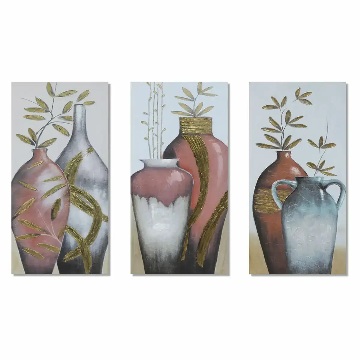Cadre dkd home decor 60 x 2 8 x 120 cm vase traditionnel 3 pieces _1911. Bienvenue chez DIAYTAR COTE D'IVOIRE - Où le Shopping Devient un Voyage. Explorez notre plateforme pour dénicher des produits uniques, racontant l'histoire et l'âme du Côte d'Ivoire.