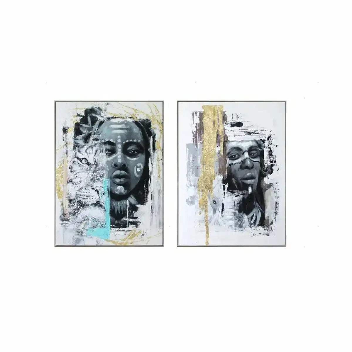 Cadre dkd home decor 60 x 3 5 x 80 cm colonial africaine 2 unites _7223. DIAYTAR COTE D'IVOIRE - Votre Pass vers la Découverte. Explorez notre boutique en ligne et plongez dans un voyage à travers des produits authentiques et contemporains, tous réunis sous un même toit.