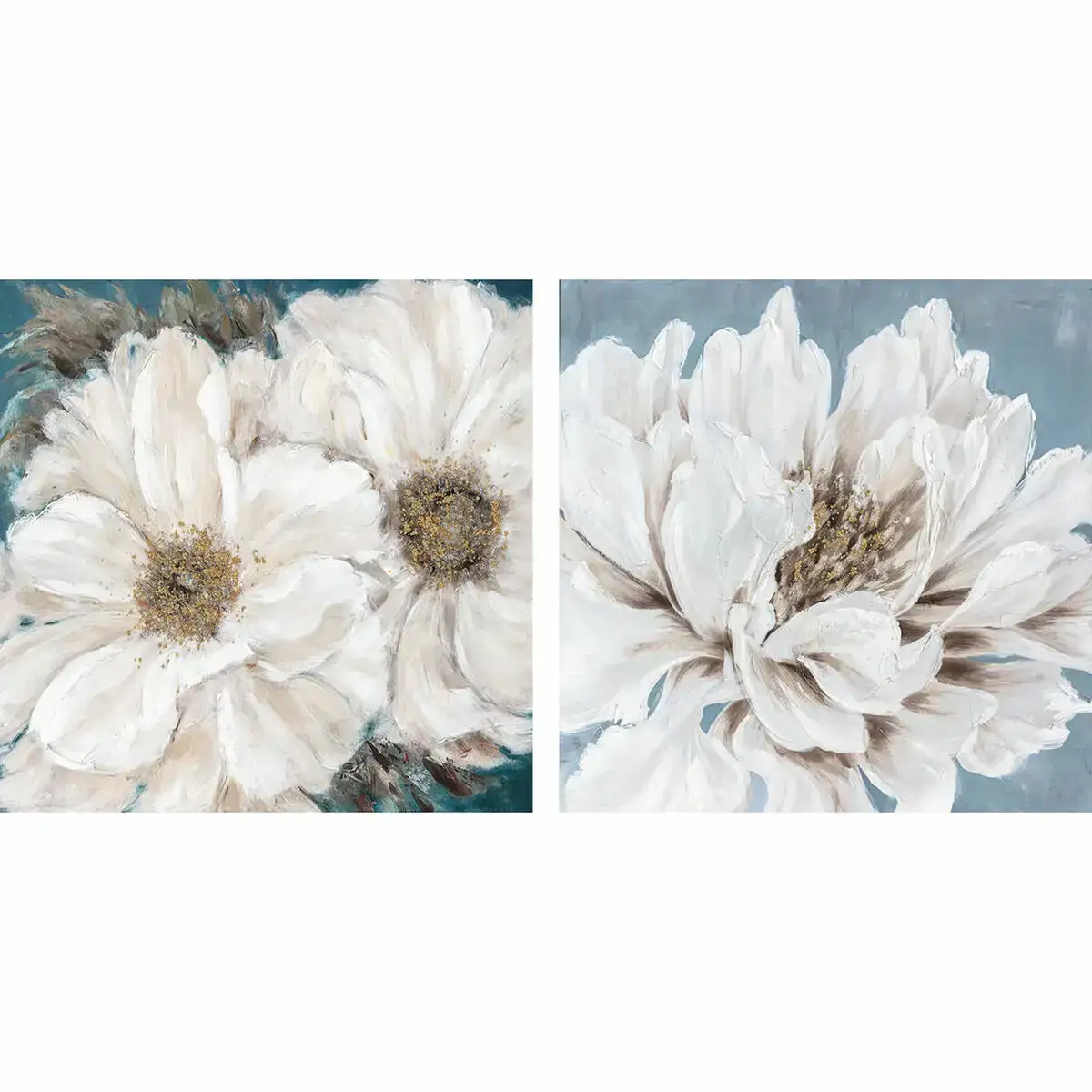 Cadre dkd home decor 80 x 2 4 x 80 cm 80 x 3 5 x 80 cm fleurs romantique 2 unites _1614. DIAYTAR COTE D'IVOIRE - Où Choisir est une Célébration de l'Artisanat. Explorez notre boutique en ligne et choisissez des articles qui incarnent l'art et le savoir-faire du Côte d'Ivoire.