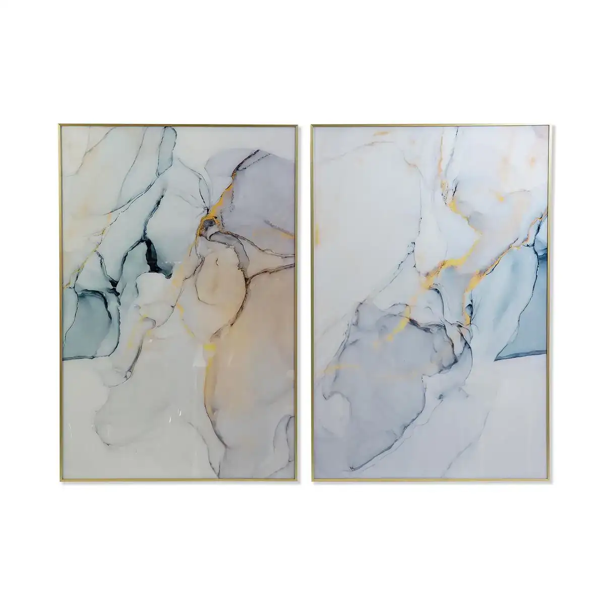 Cadre dkd home decor 80 x 2 5 x 120 cm abstrait moderne 2 unites _3848. Plongez dans l'Univers de DIAYTAR COTE D'IVOIRE - Où la Qualité et la Diversité se rencontrent. Parcourez nos rayons virtuels pour trouver des produits répondant à tous les besoins, du confort de votre foyer.
