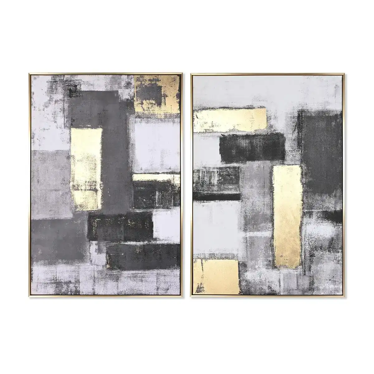 Cadre dkd home decor 83 x 4 5 x 122 5 cm 83 x 4 5 x 123 cm abstrait 2 unites _3132. DIAYTAR COTE D'IVOIRE - Où Choisir est un Plaisir Responsable. Explorez notre boutique en ligne et adoptez des produits qui reflètent notre engagement envers la durabilité.