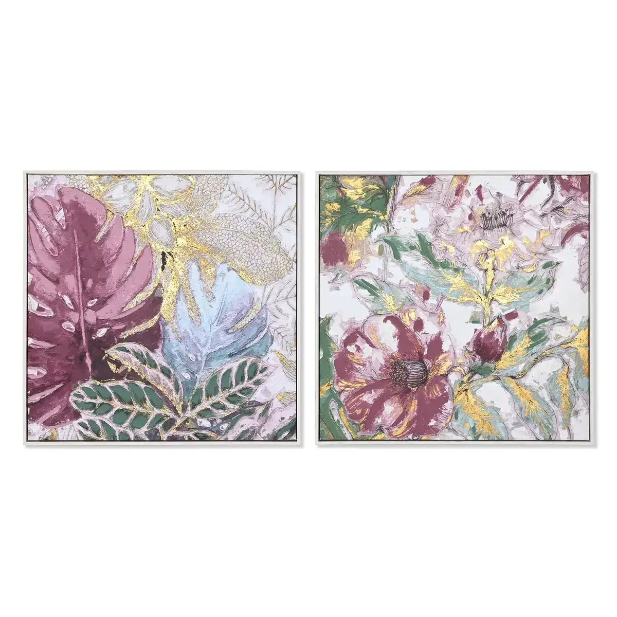 Cadre dkd home decor 83 x 4 5 x 83 cm tropical feuille d une plante 2 unites _1610. DIAYTAR COTE D'IVOIRE - Votre Compagnon Shopping, Votre Style Unique. Explorez notre boutique en ligne pour dénicher des trésors qui expriment qui vous êtes, de la mode à la maison.