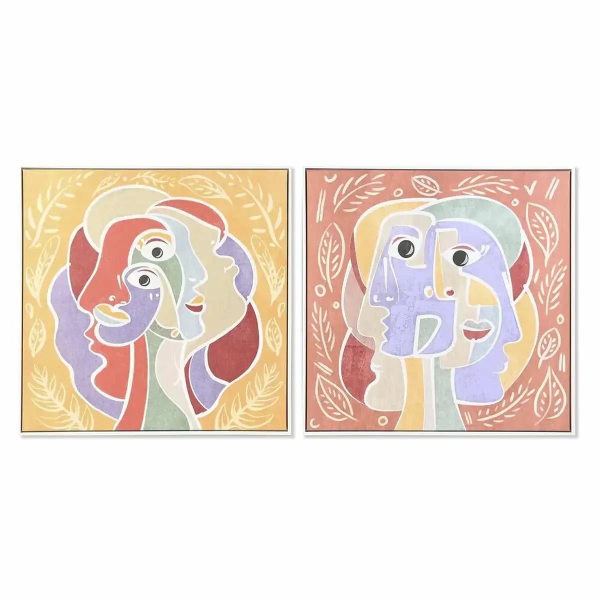 Cadre dkd home decor 83 x 4 x 83 cm abstrait urbaine 2 unites _1238. DIAYTAR COTE D'IVOIRE - L'Art de Magasiner sans Limites. Naviguez à travers notre collection diversifiée pour trouver des produits qui élargiront vos horizons shopping.