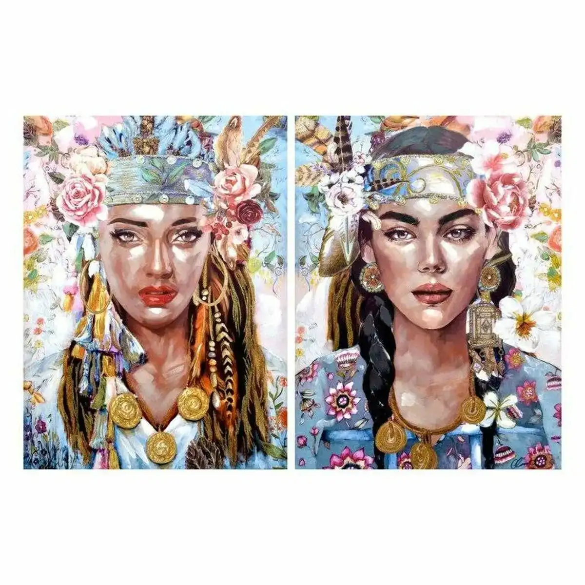 Cadre dkd home decor 90 x 3 x 120 cm fleurs boho 2 unites _3175. Entrez dans DIAYTAR COTE D'IVOIRE - Où Chaque Détail Compte. Explorez notre boutique en ligne pour trouver des produits de haute qualité, soigneusement choisis pour répondre à vos besoins et vos désirs.