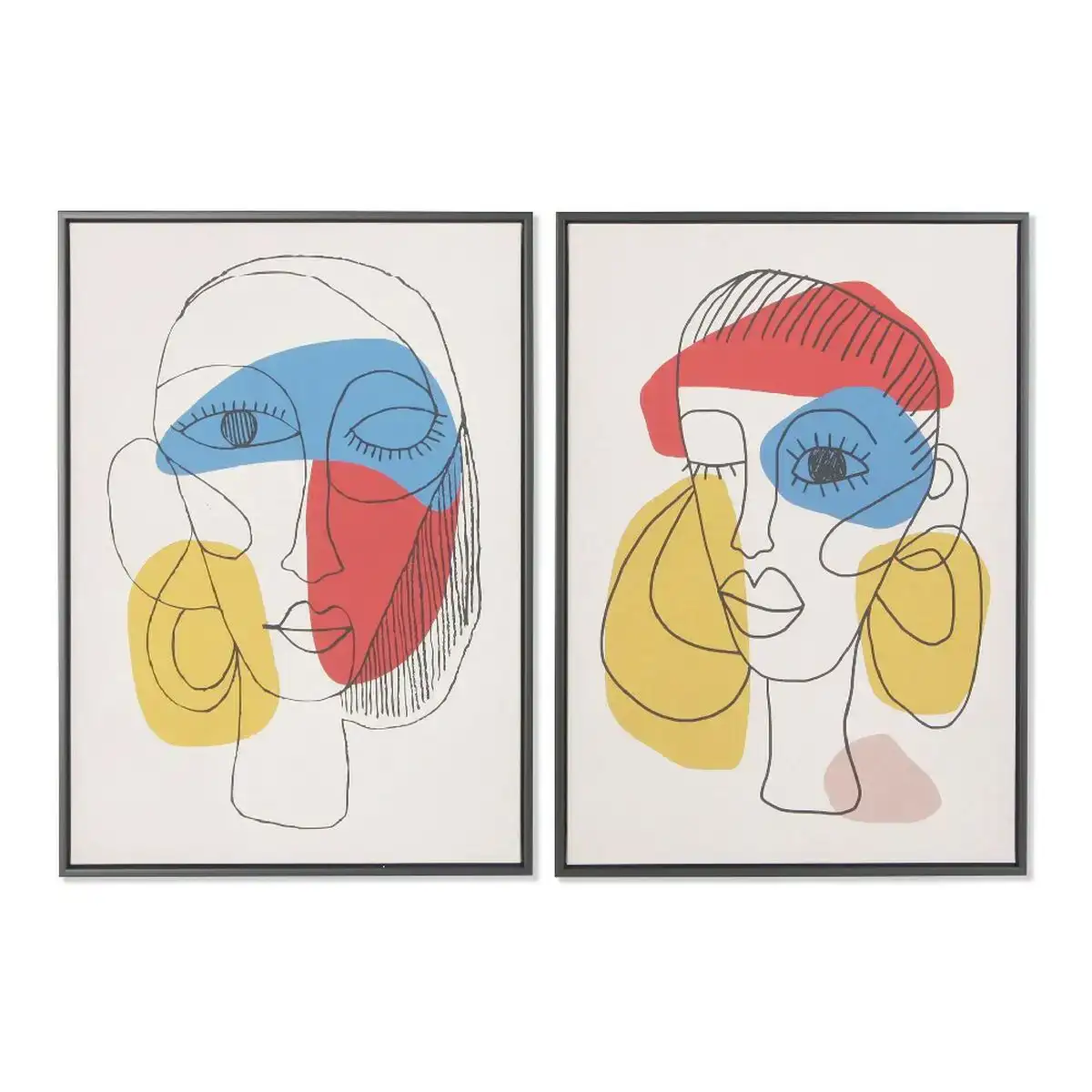 Cadre dkd home decor abstrait 53 x 4 5 x 73 cm moderne 2 unites _3229. DIAYTAR COTE D'IVOIRE - Là où Chaque Produit est une Trouvaille Unique. Découvrez notre boutique en ligne et trouvez des articles qui vous distinguent par leur originalité.