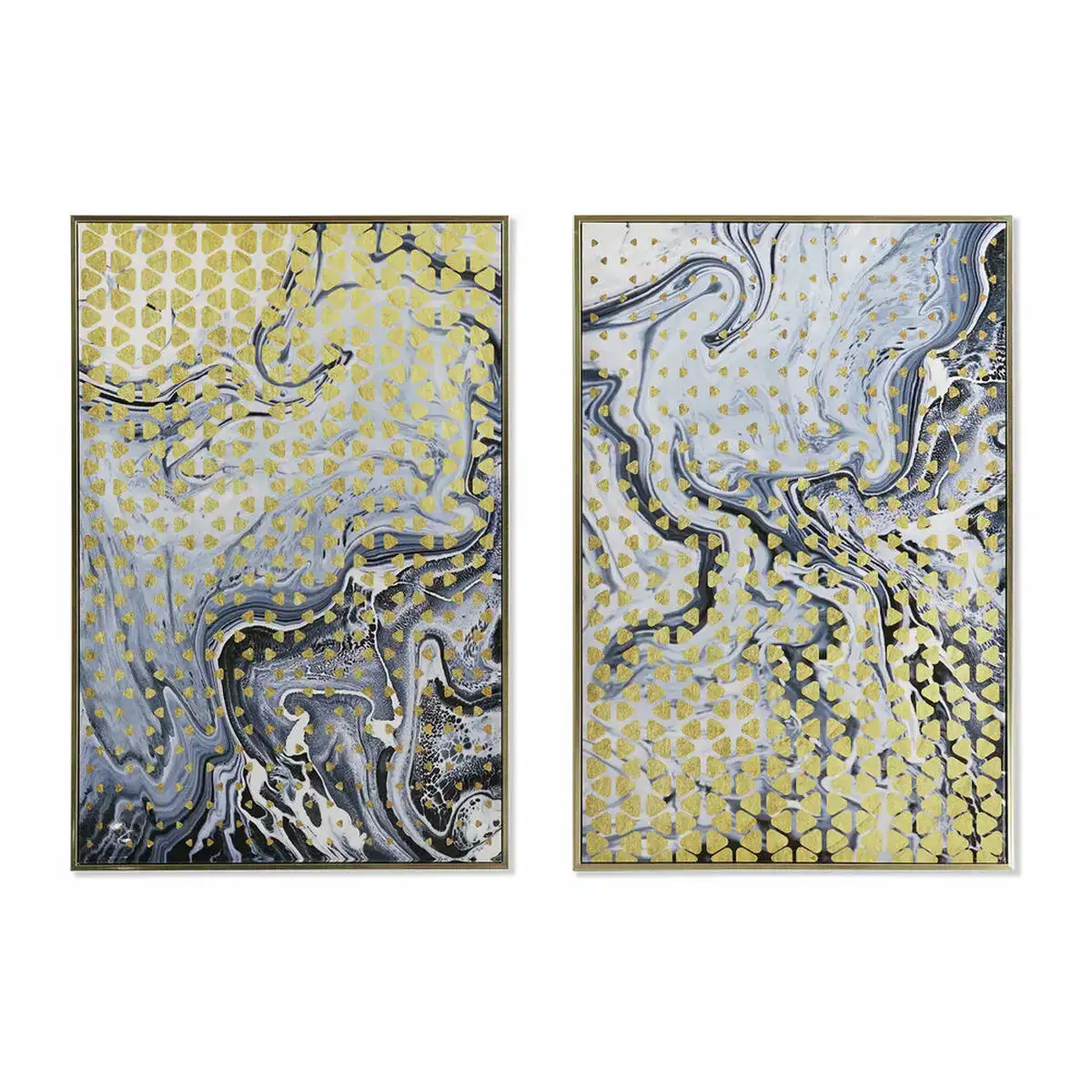 Cadre dkd home decor abstrait 60 x 3 x 90 cm moderne laque 2 unites _1867. Entrez dans l'Univers de DIAYTAR COTE D'IVOIRE - Où Chaque Produit a son Histoire. Explorez notre catalogue et découvrez des trésors qui racontent la riche culture du Côte d'Ivoire.