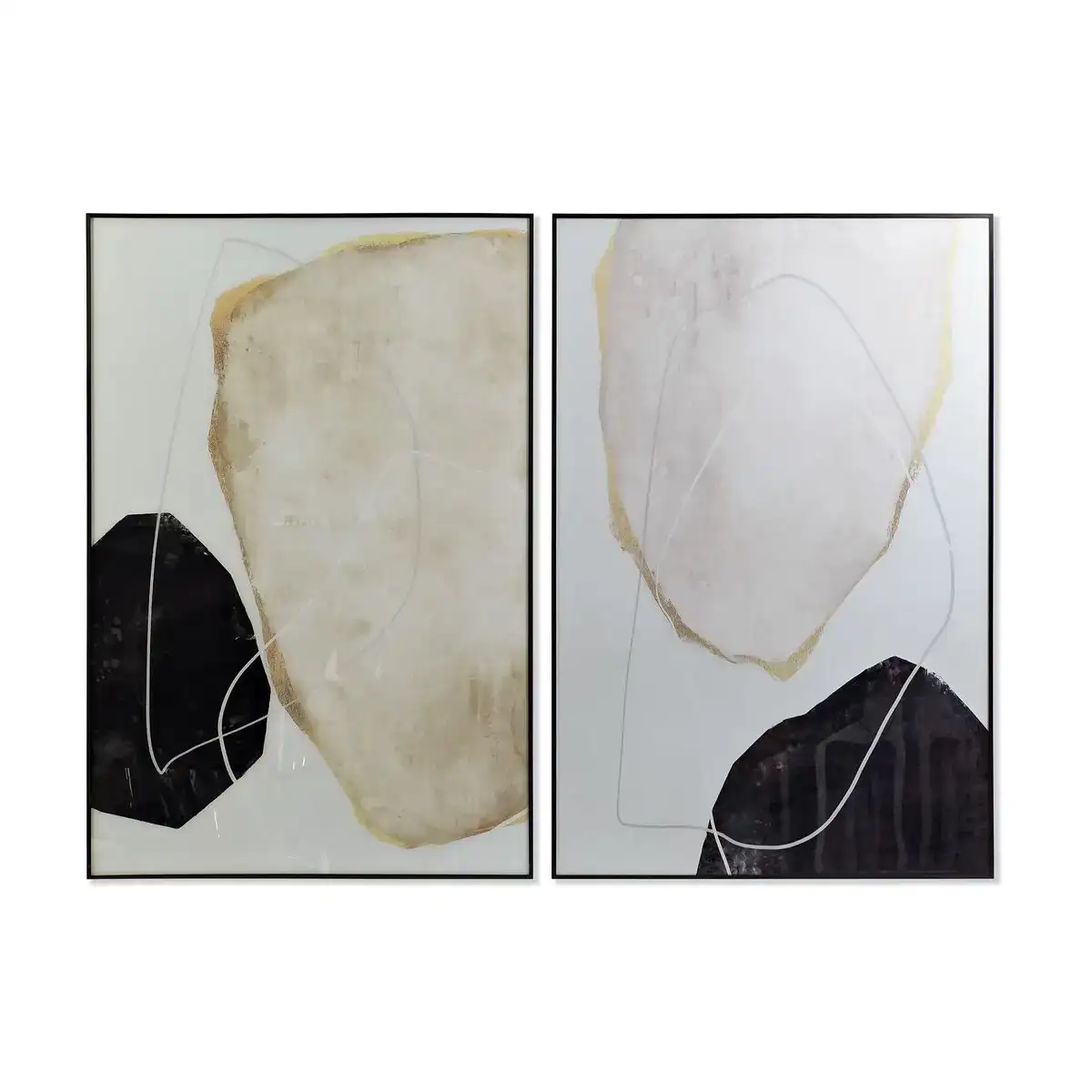Cadre dkd home decor abstrait 80 x 4 x 120 cm moderne 2 unites _2490. DIAYTAR COTE D'IVOIRE - Là où Chaque Clic Compte. Parcourez notre boutique en ligne et laissez-vous guider vers des trouvailles uniques qui enrichiront votre quotidien.